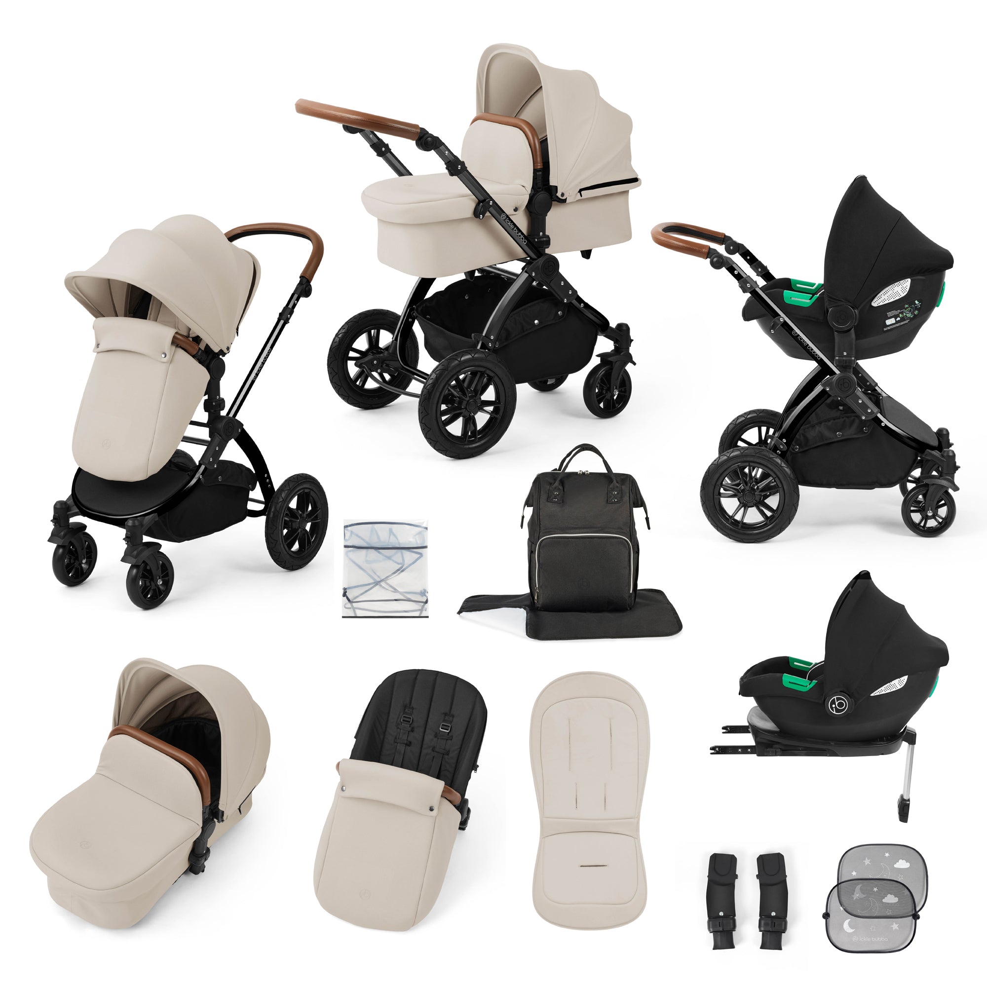 Stomp Luxe All-in-One Cirrus i-Size Reisesystem mit ISOFIX-Basis