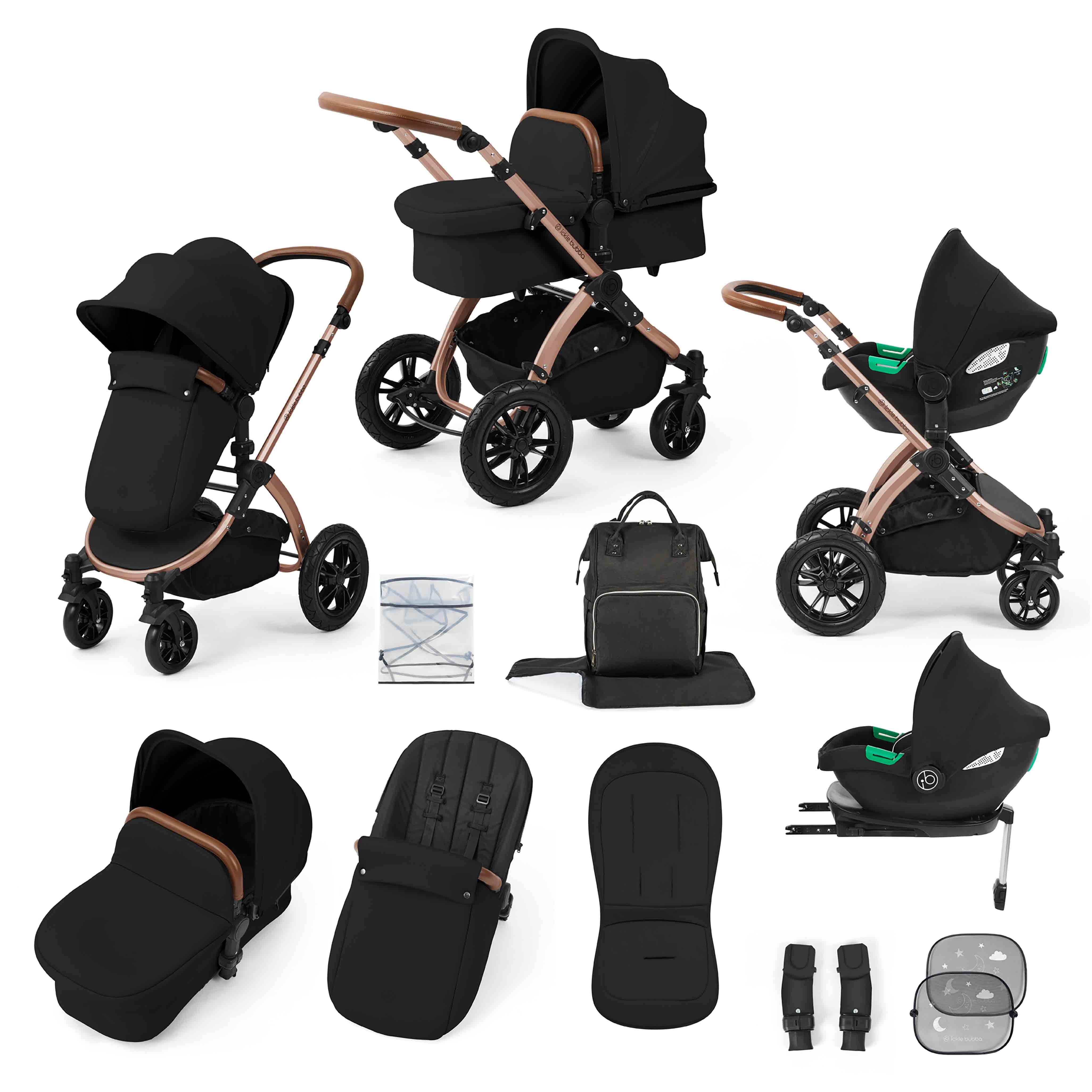 Stomp Luxe All-in-One Cirrus i-Size Reisesystem mit ISOFIX-Basis