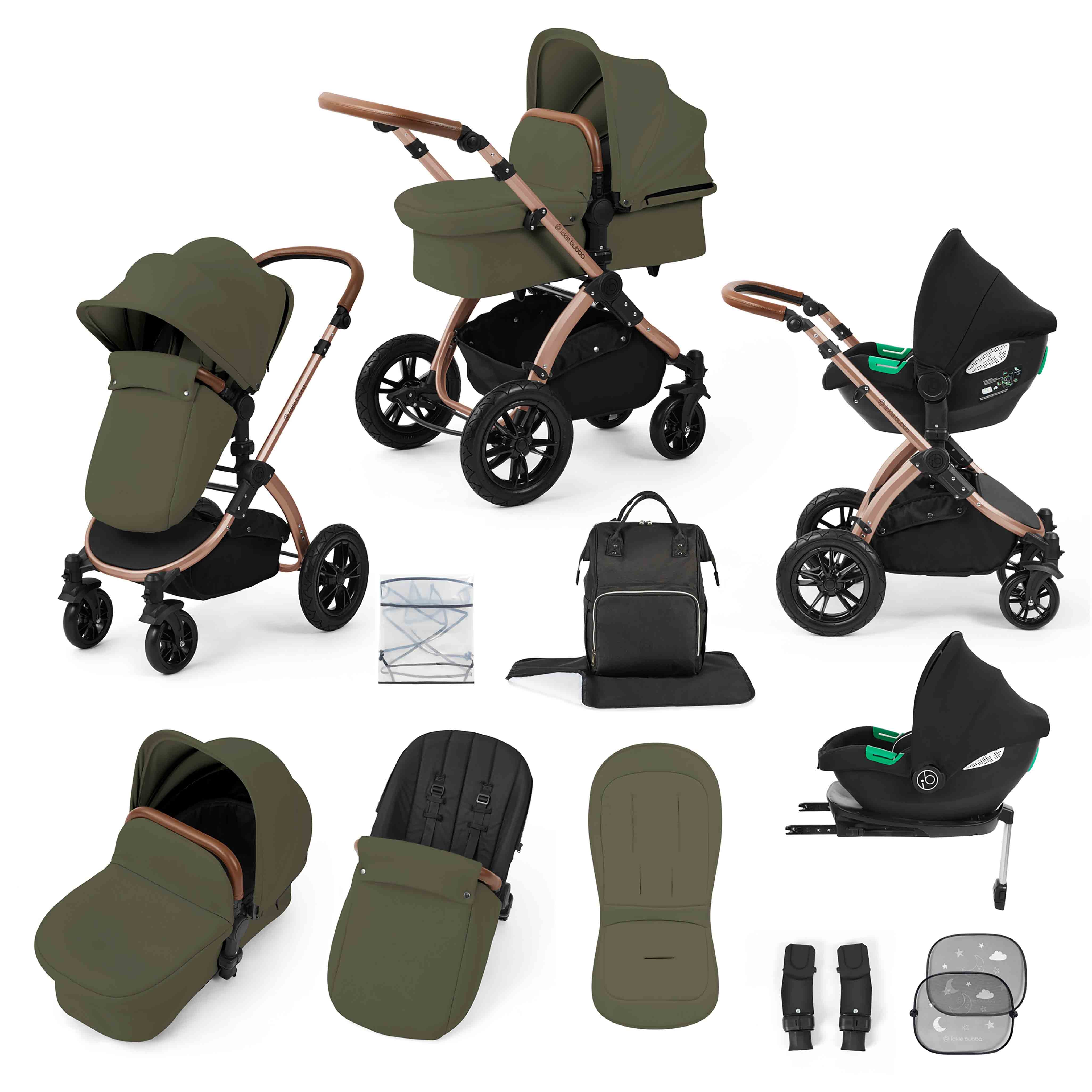 Stomp Luxe All-in-One Cirrus i-Size Reisesystem mit ISOFIX-Basis