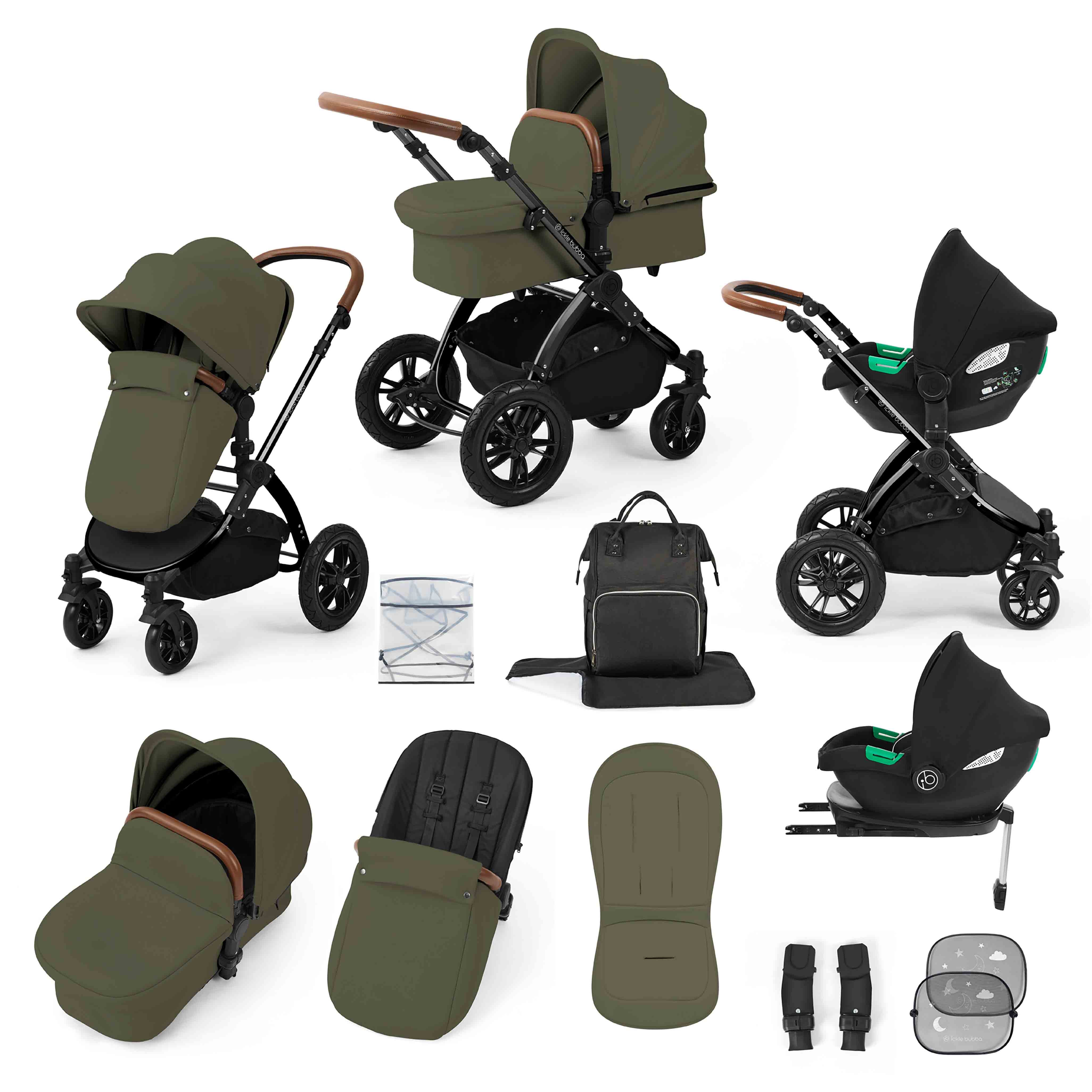 Stomp Luxe All-in-One Cirrus i-Size Reisesystem mit ISOFIX-Basis