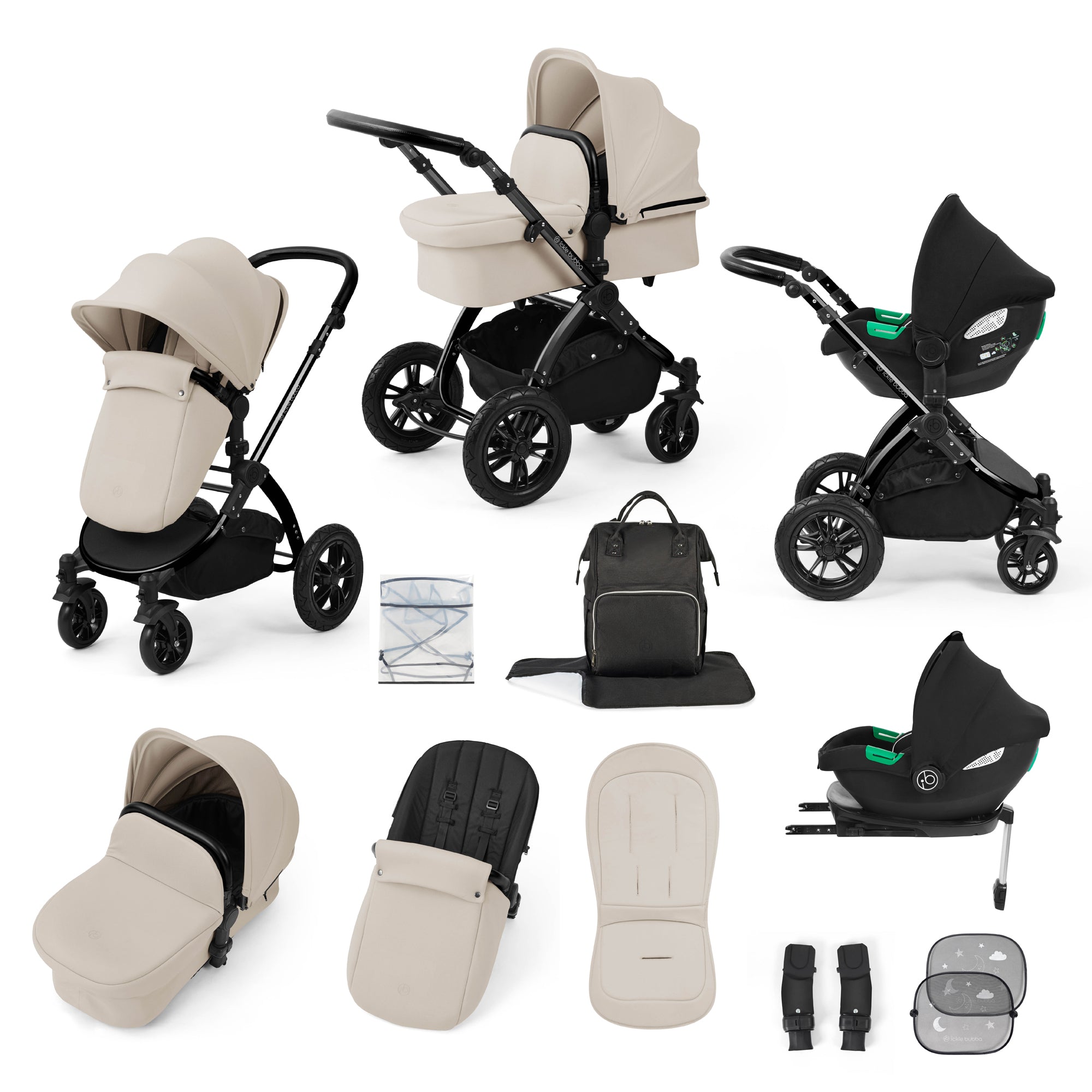 Stomp Luxe All-in-One Cirrus i-Size Reisesystem mit ISOFIX-Basis