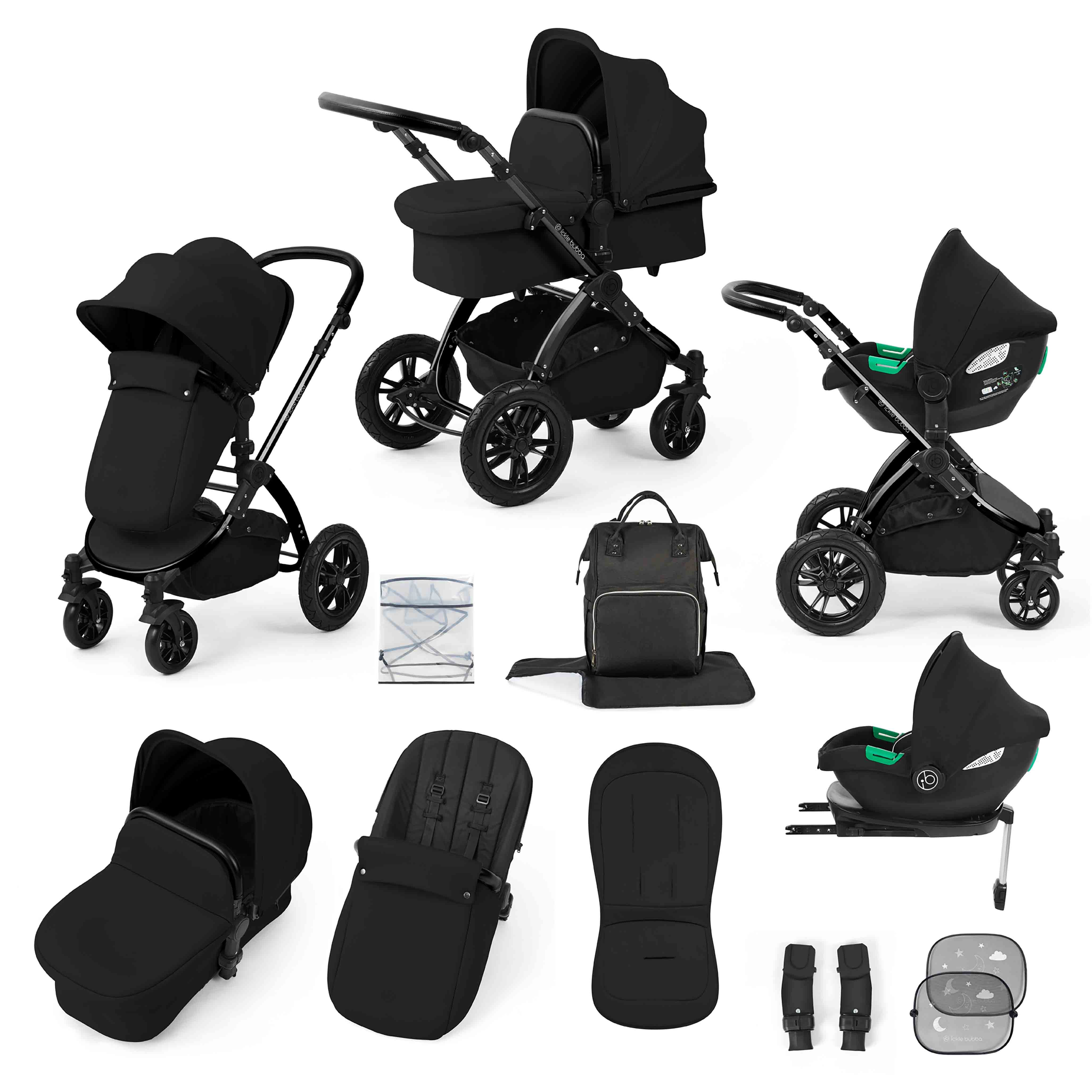 Stomp Luxe All-in-One Cirrus i-Size Reisesystem mit ISOFIX-Basis