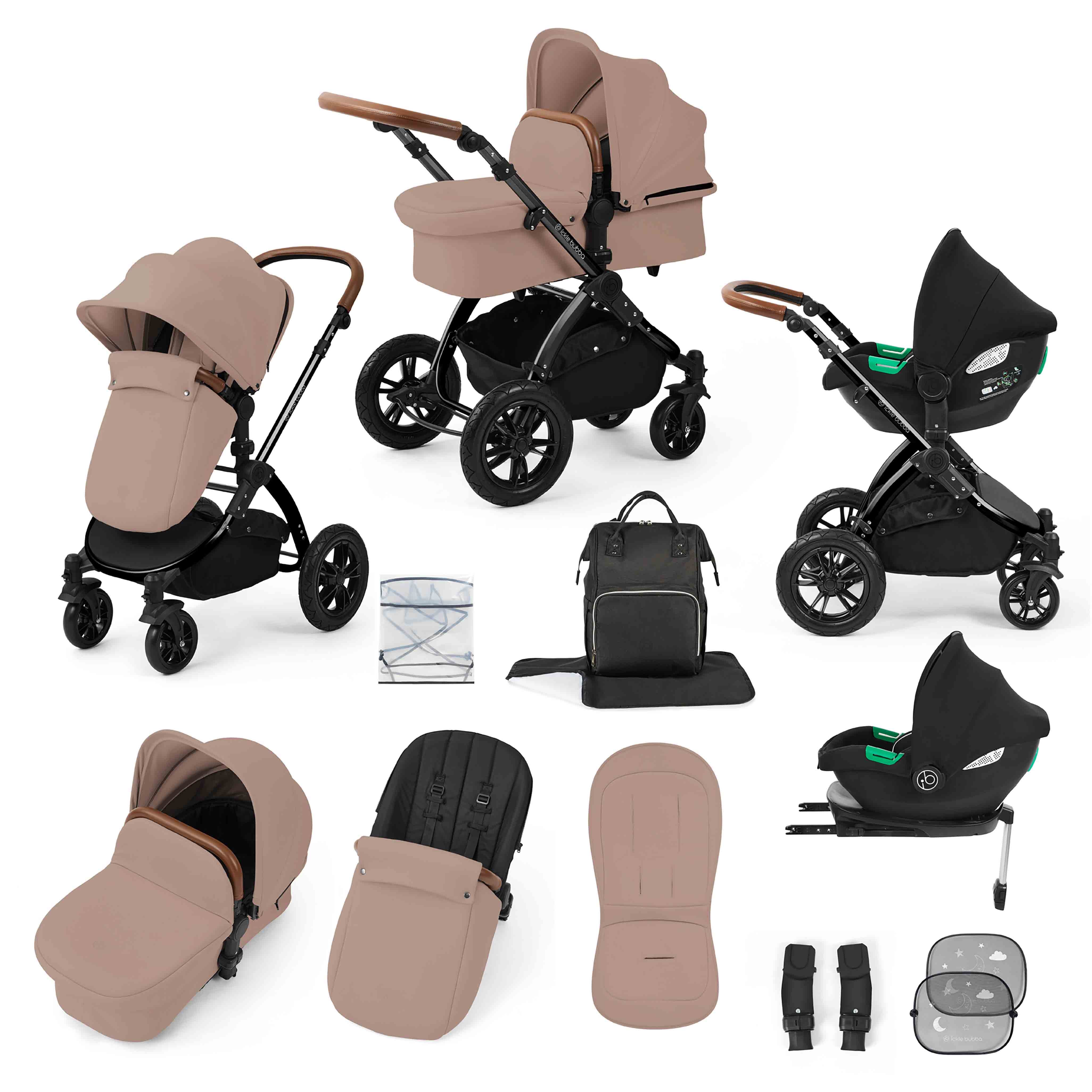 Stomp Luxe All-in-One Cirrus i-Size Reisesystem mit ISOFIX-Basis