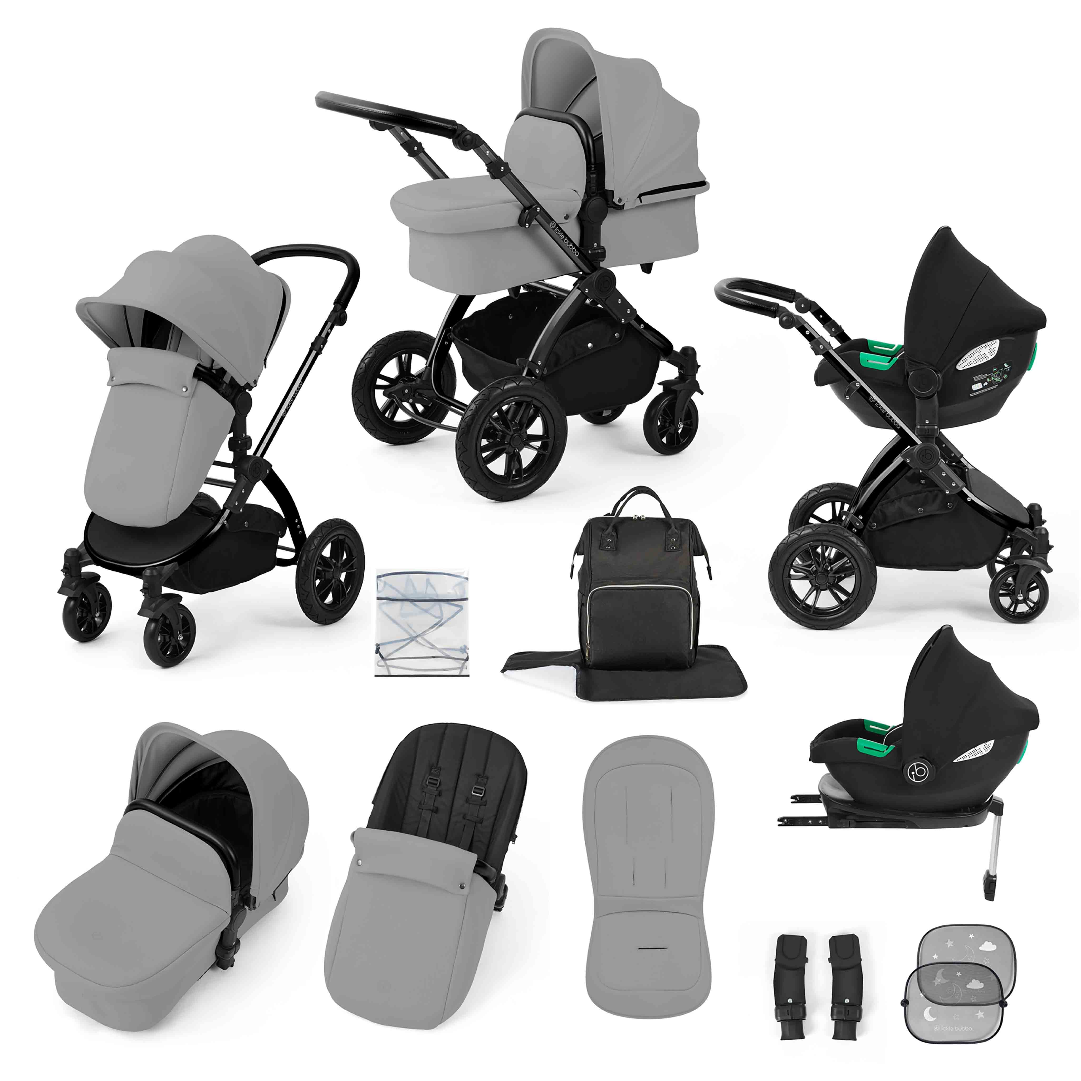 Stomp Luxe All-in-One Cirrus i-Size Reisesystem mit ISOFIX-Basis