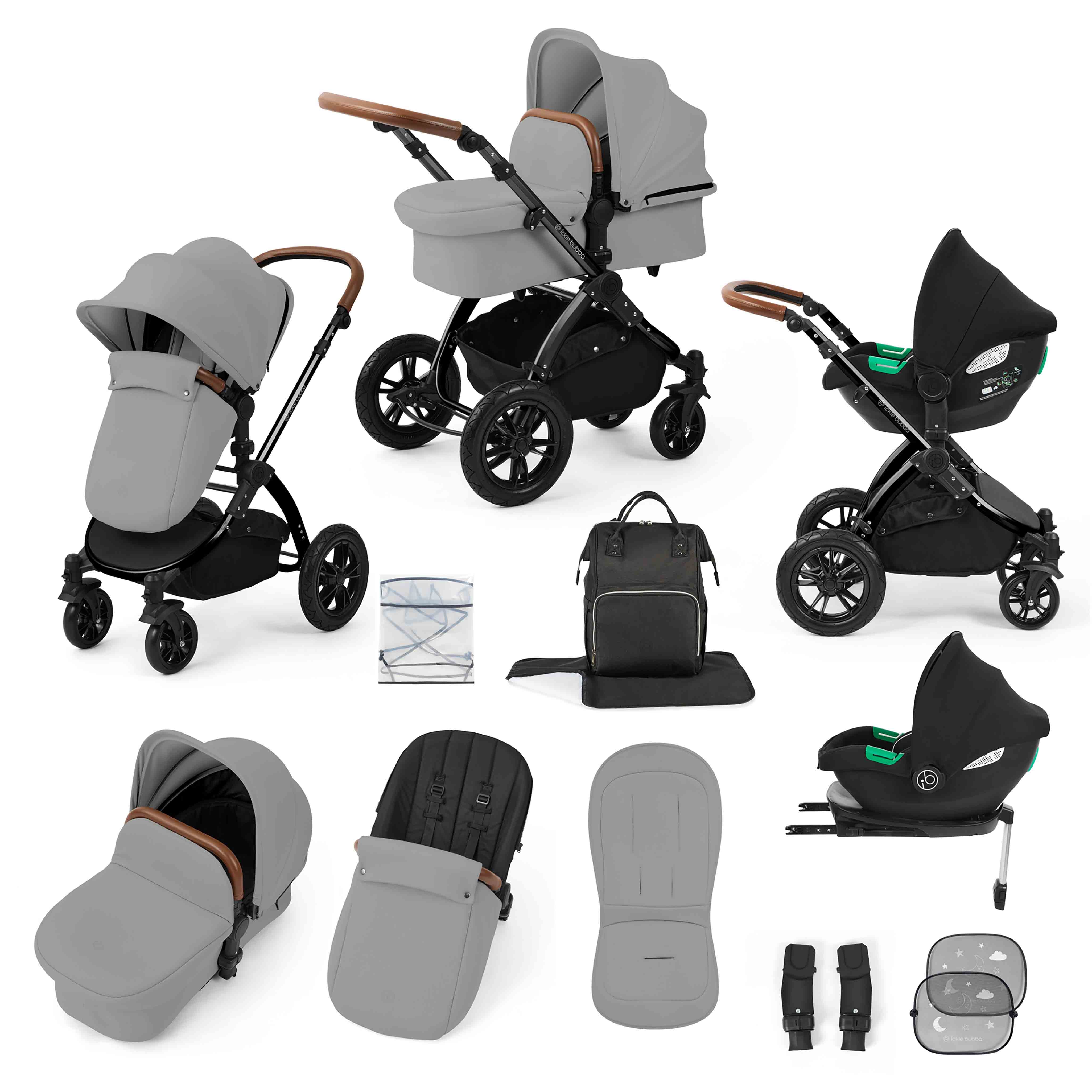 Stomp Luxe All-in-One Cirrus i-Size Reisesystem mit ISOFIX-Basis