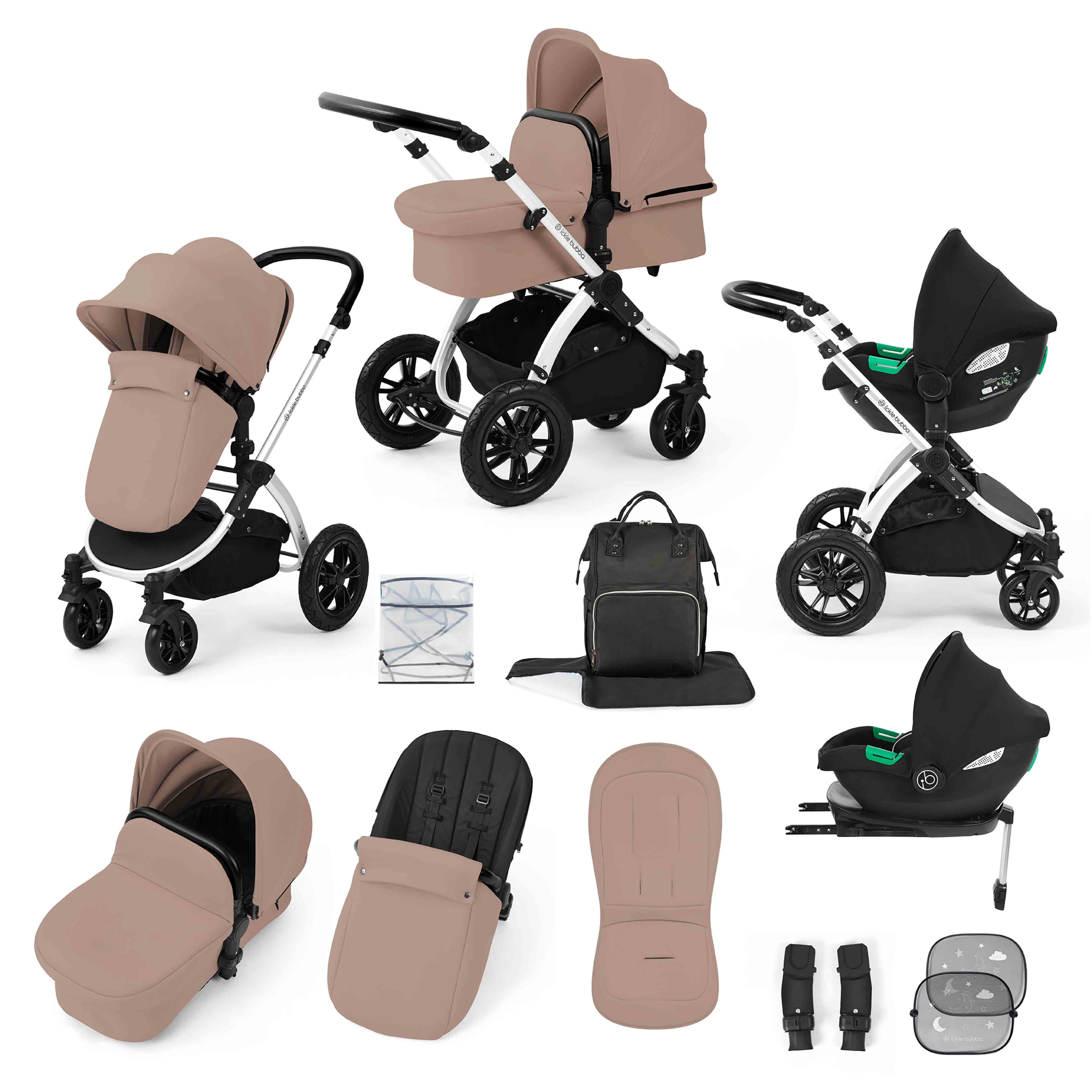 Stomp Luxe All-in-One Cirrus i-Size Reisesystem mit ISOFIX-Basis