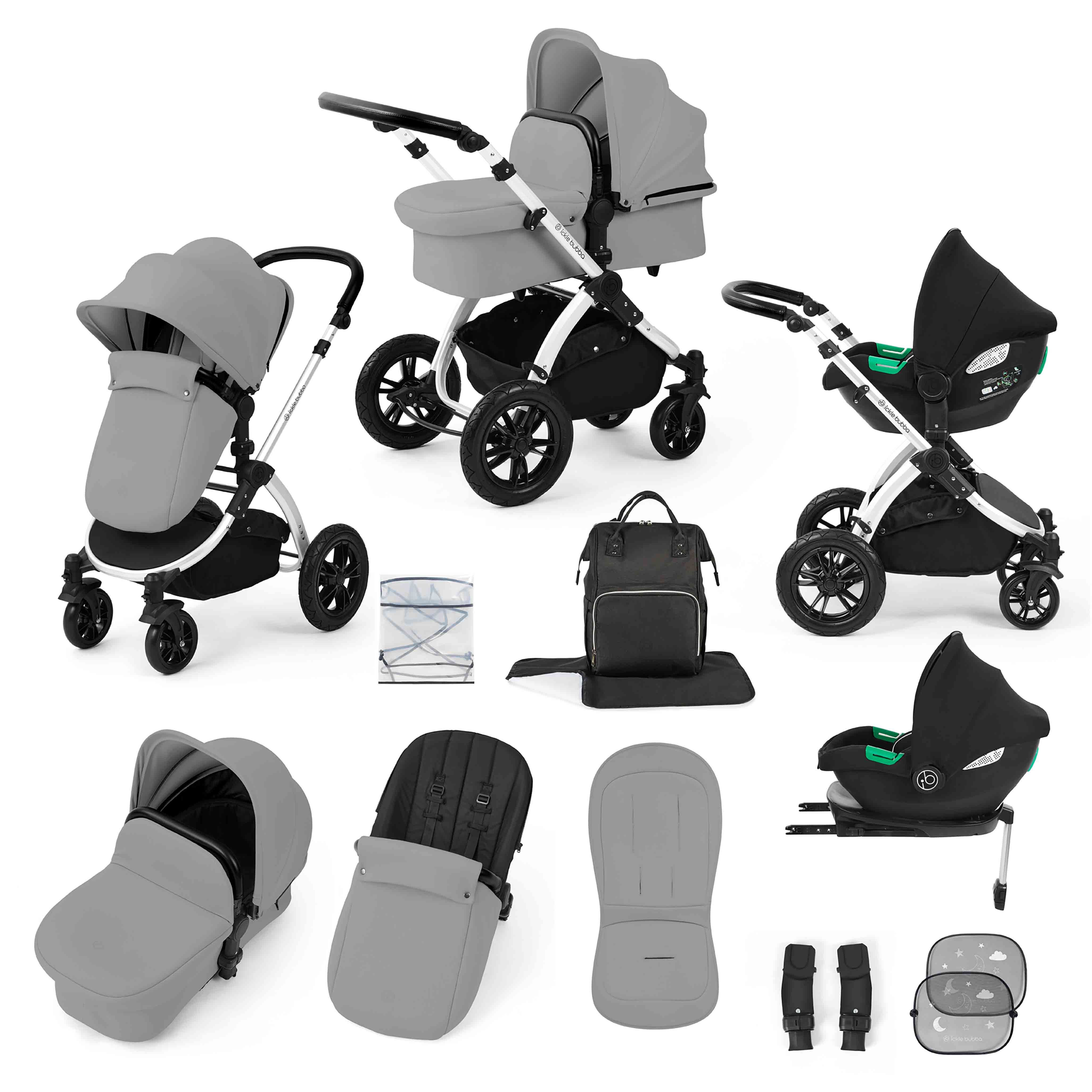 Stomp Luxe All-in-One Cirrus i-Size Reisesystem mit ISOFIX-Basis