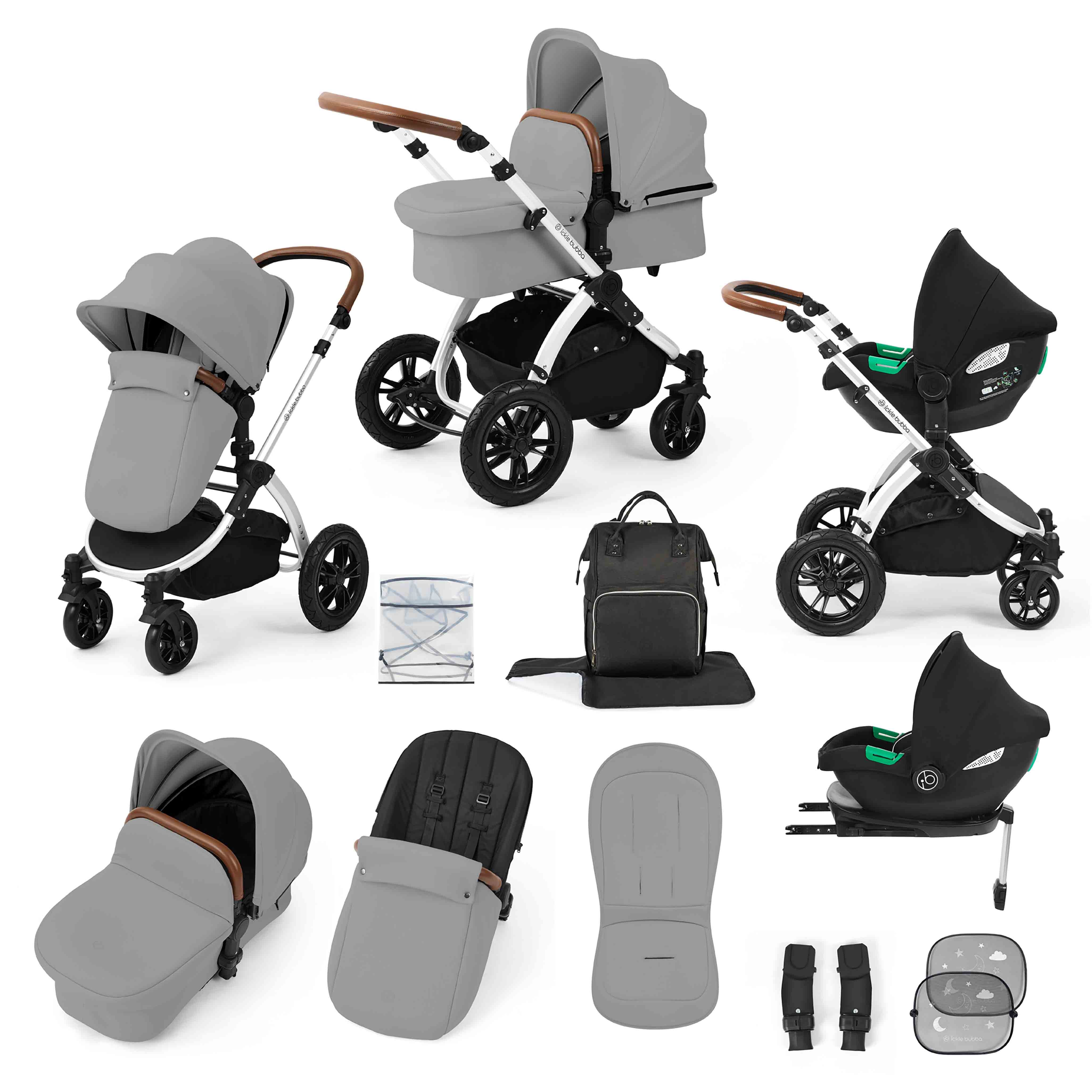Stomp Luxe All-in-One Cirrus i-Size Reisesystem mit ISOFIX-Basis