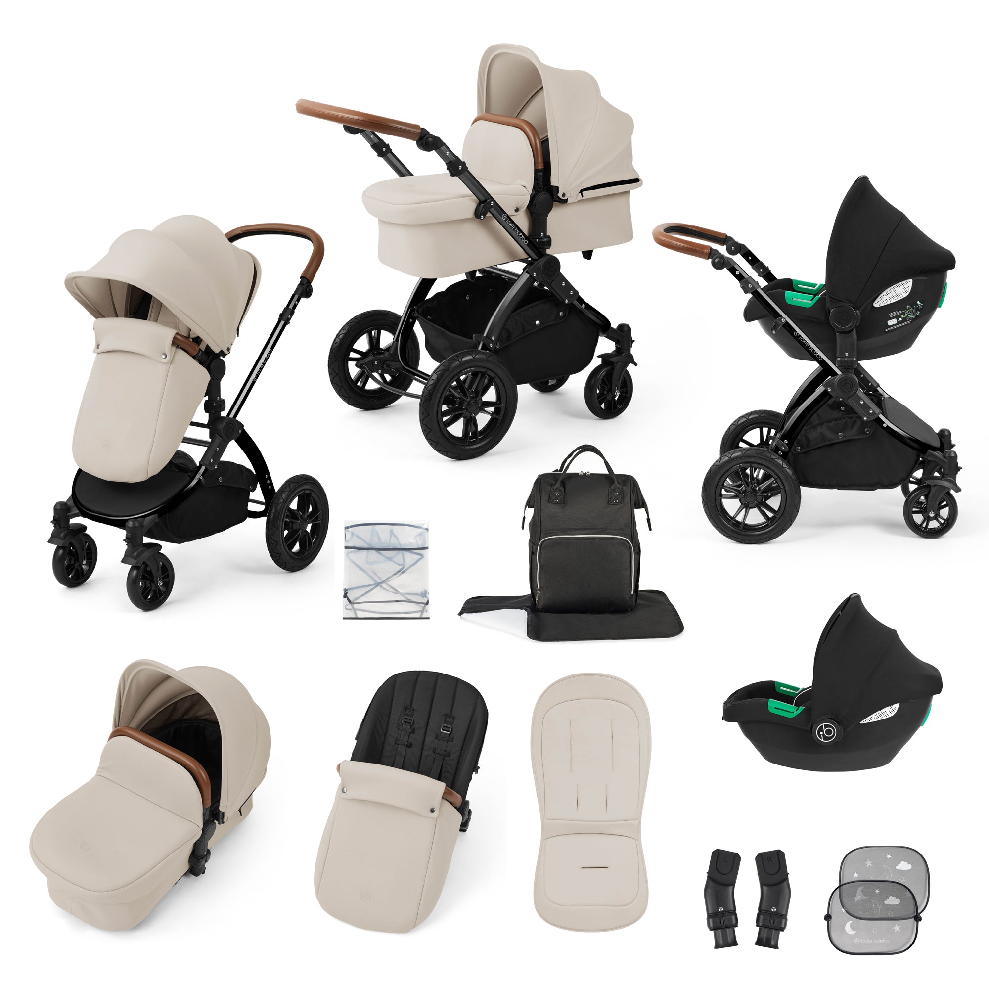 Stomp Luxe 3-in-1 i-Size Reisesystem mit Cirrus Autositz