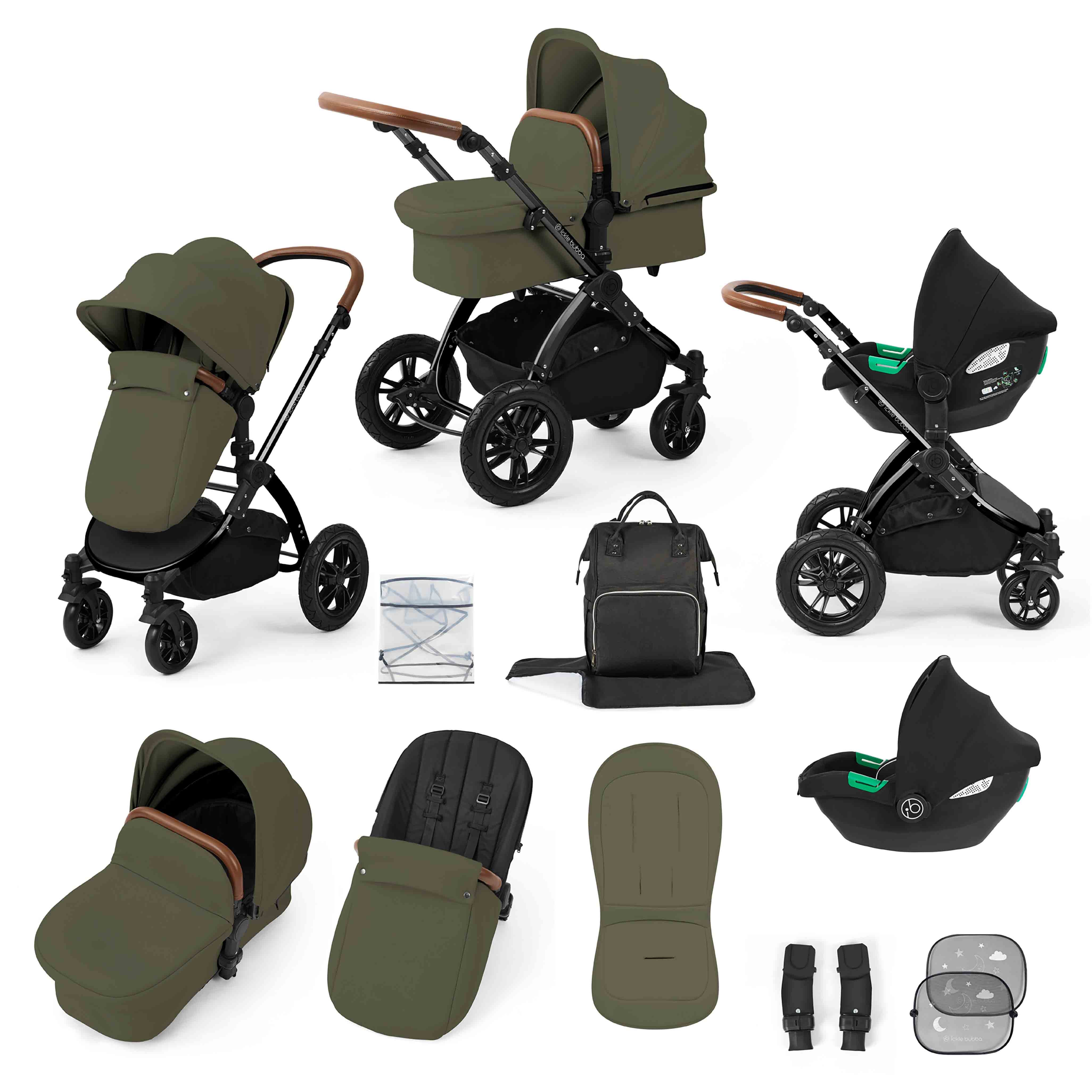 Stomp Luxe 3-in-1 i-Size Reisesystem mit Cirrus Autositz