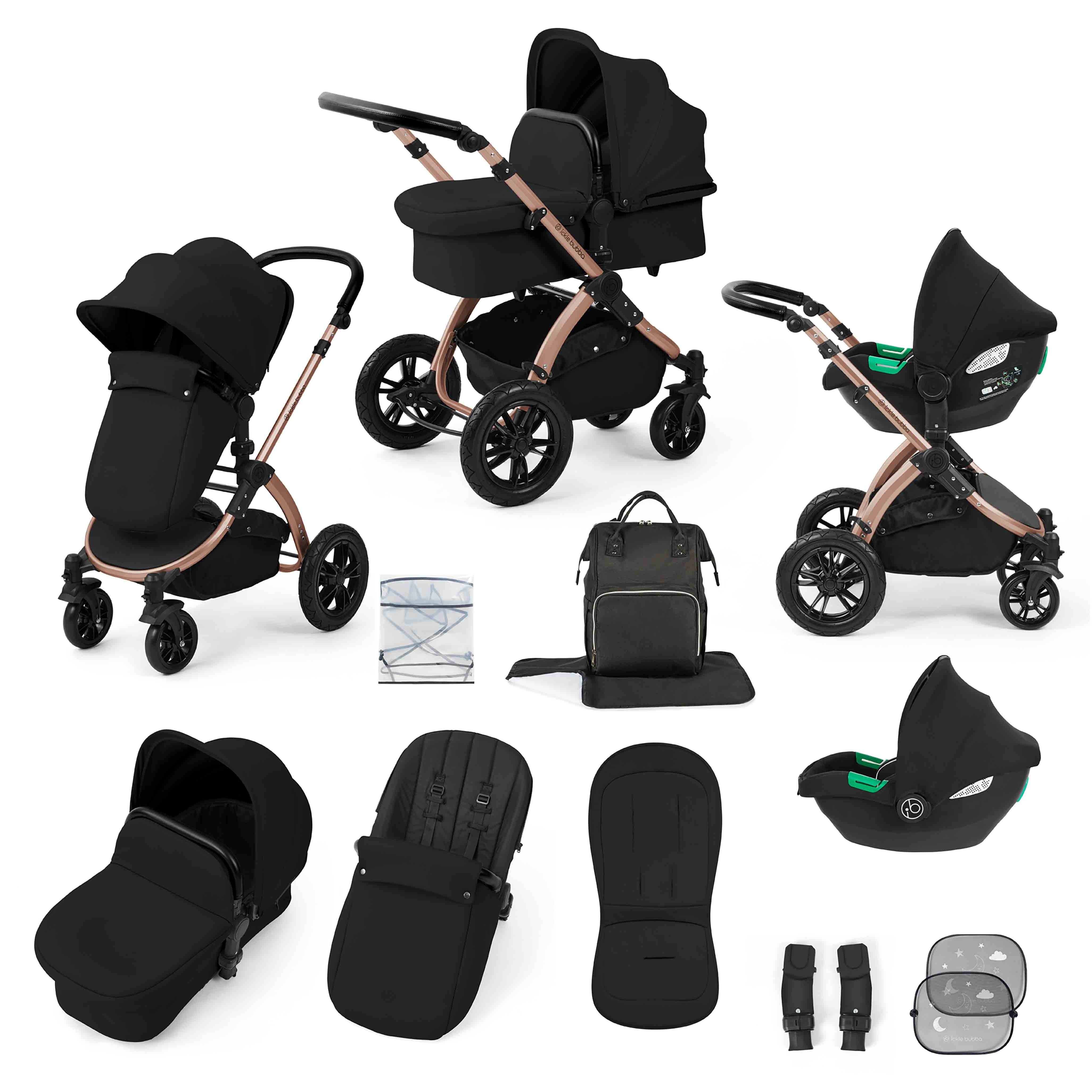 Stomp Luxe 3-in-1 i-Size Reisesystem mit Cirrus Autositz