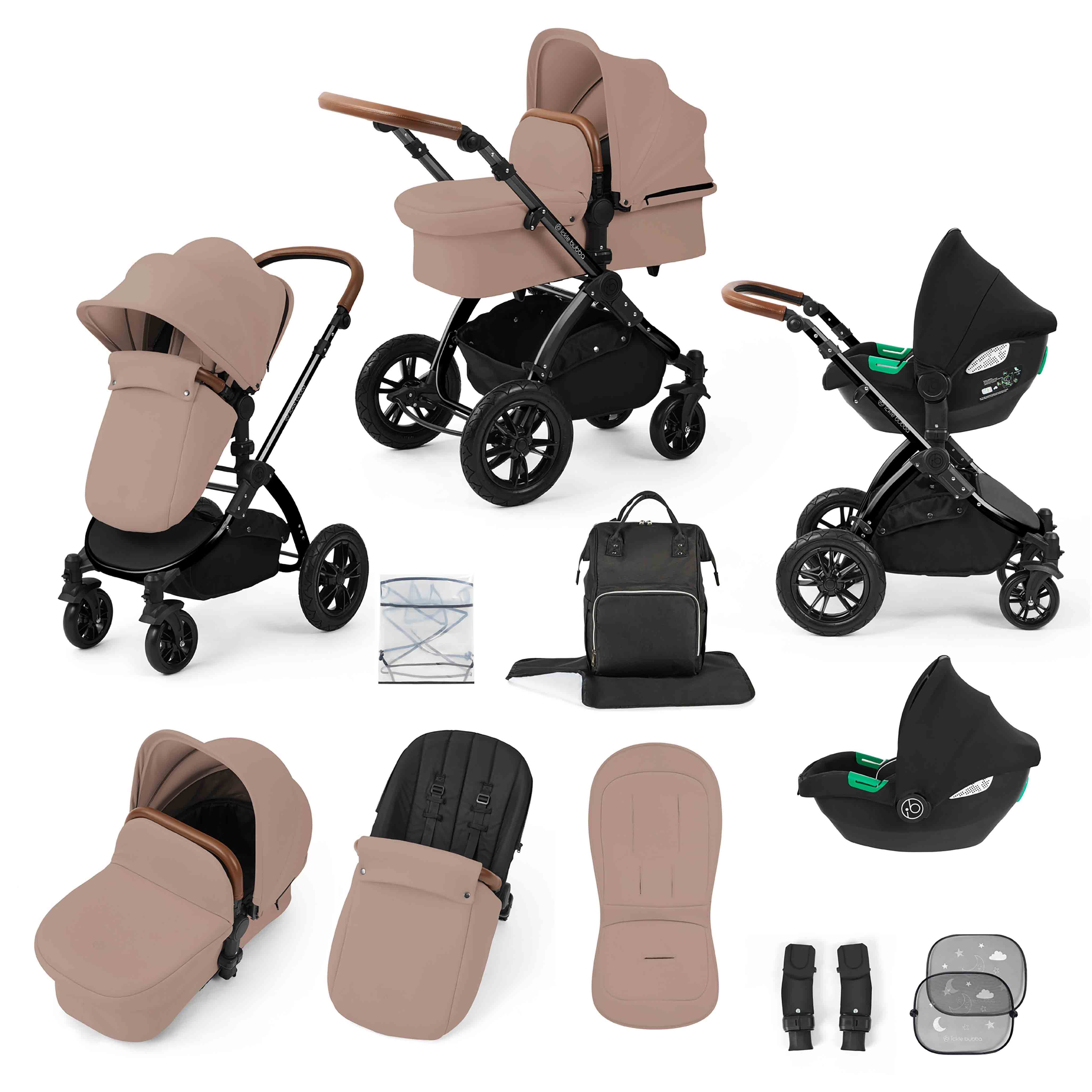 Stomp Luxe 3-in-1 i-Size Reisesystem mit Cirrus Autositz