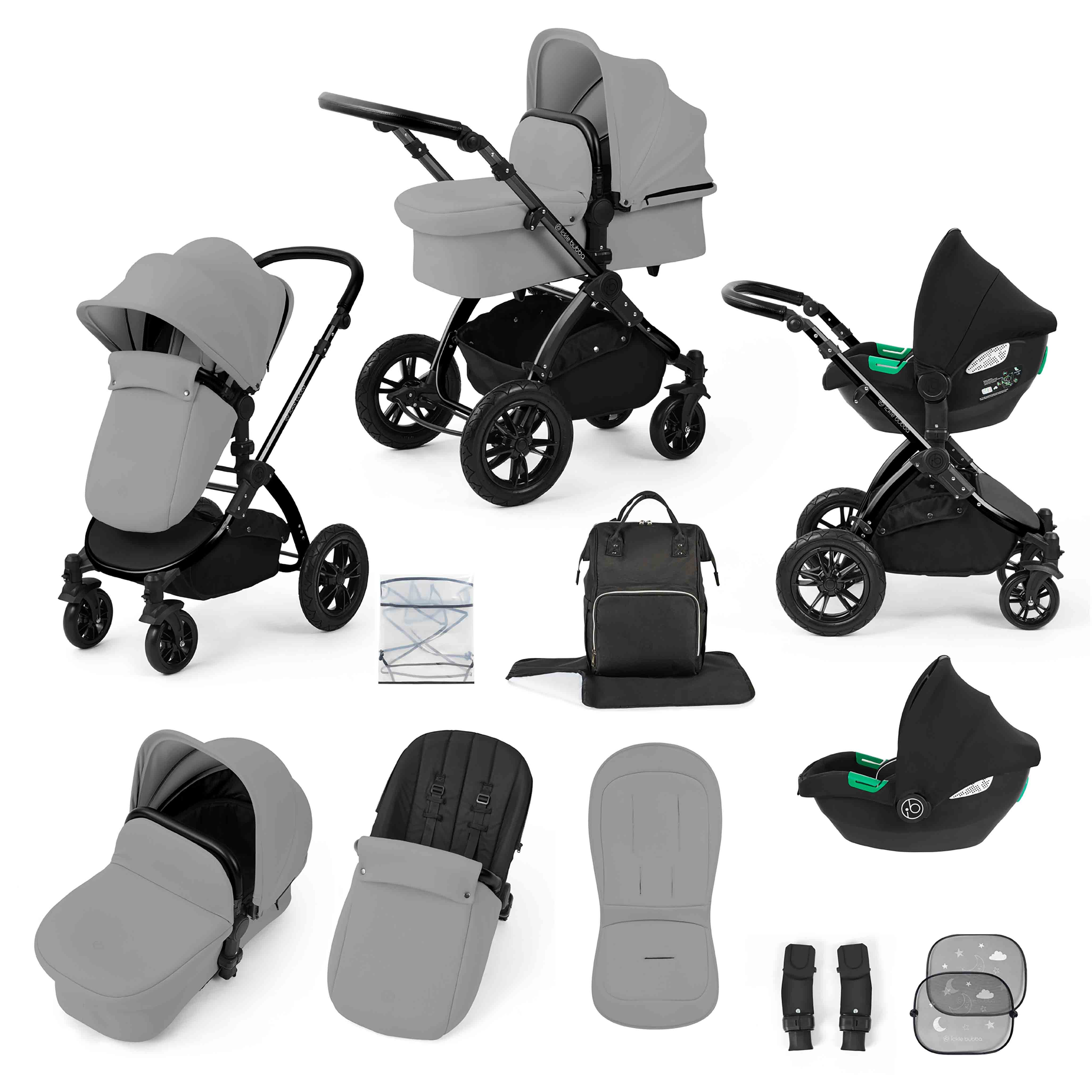 Stomp Luxe 3-in-1 i-Size Reisesystem mit Cirrus Autositz