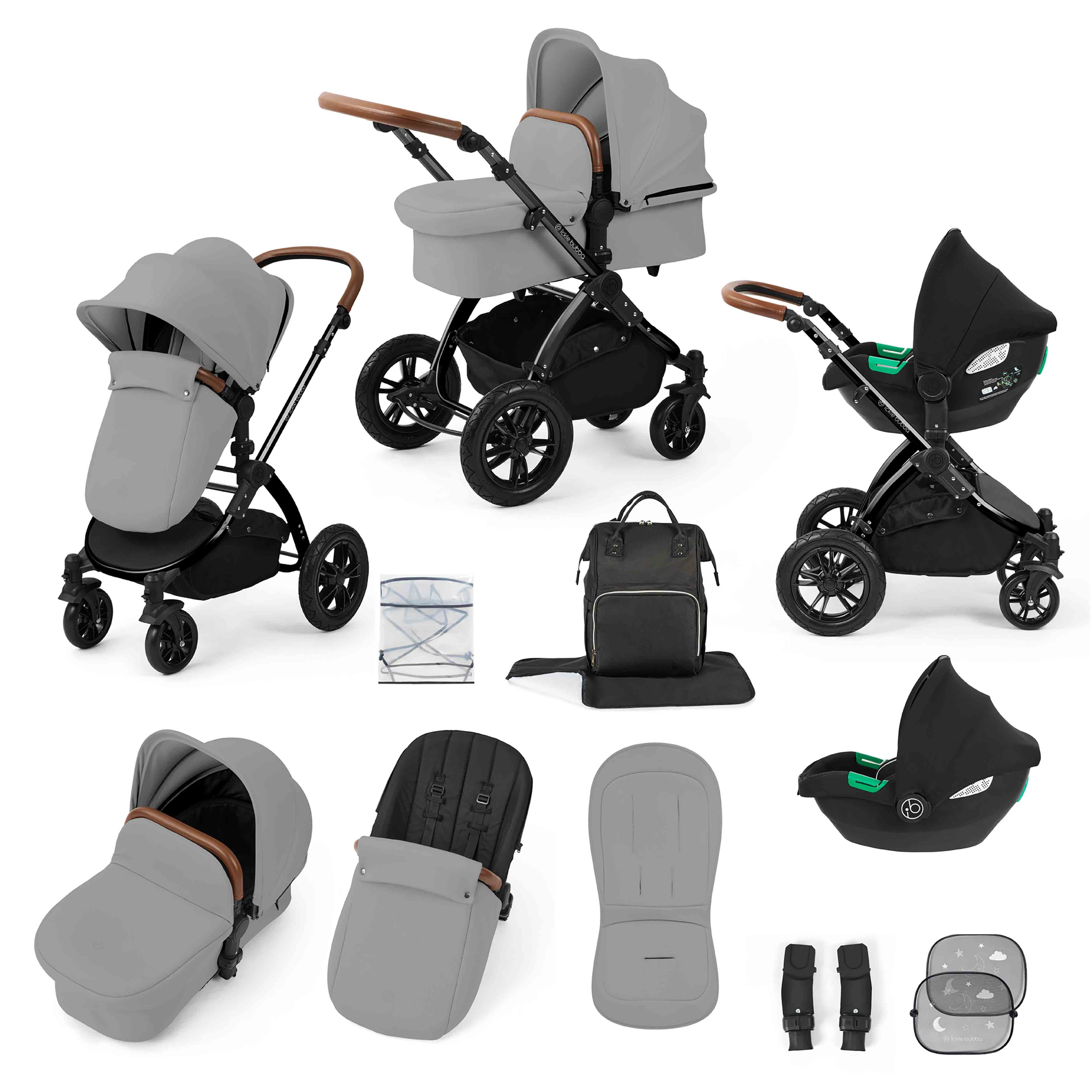 Stomp Luxe 3-in-1 i-Size Reisesystem mit Cirrus Autositz