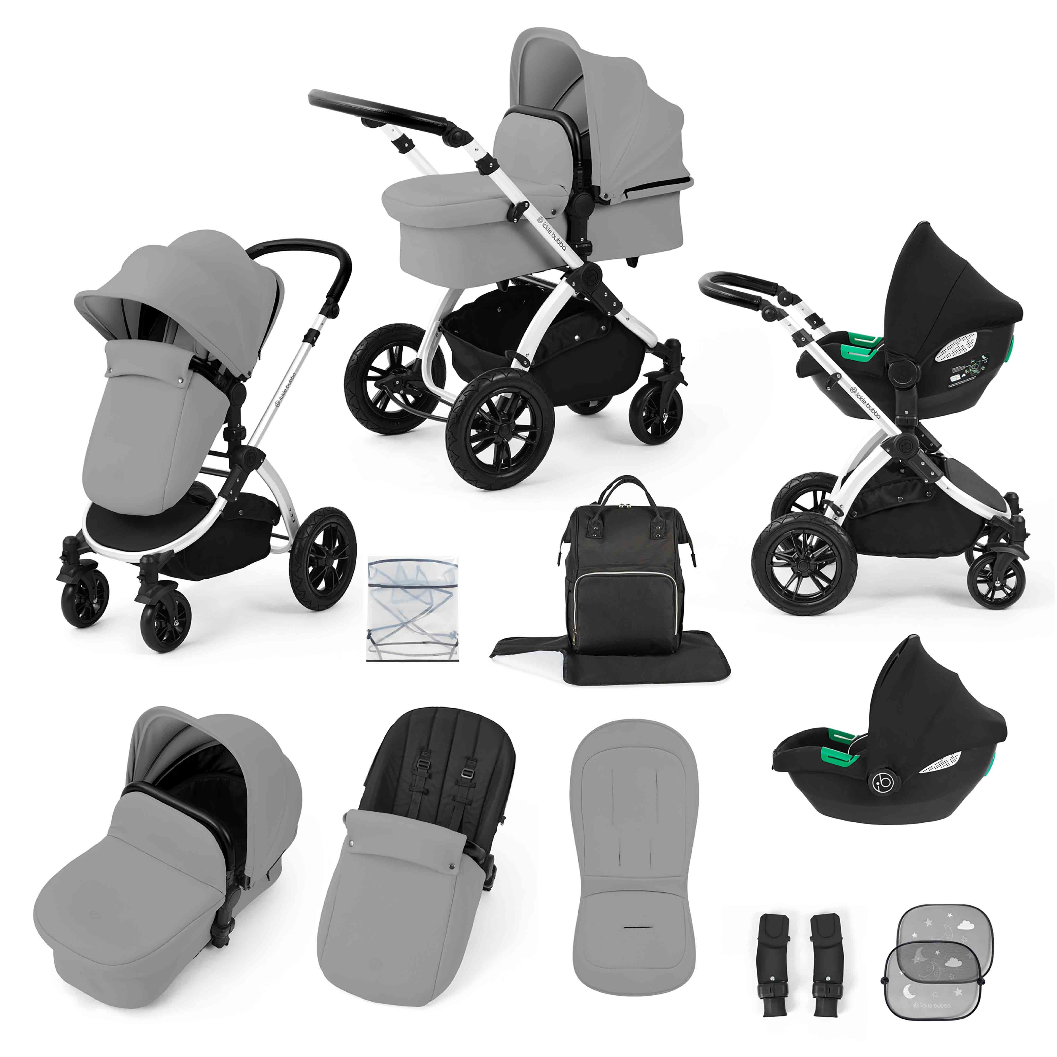 Stomp Luxe 3-in-1 i-Size Reisesystem mit Cirrus Autositz