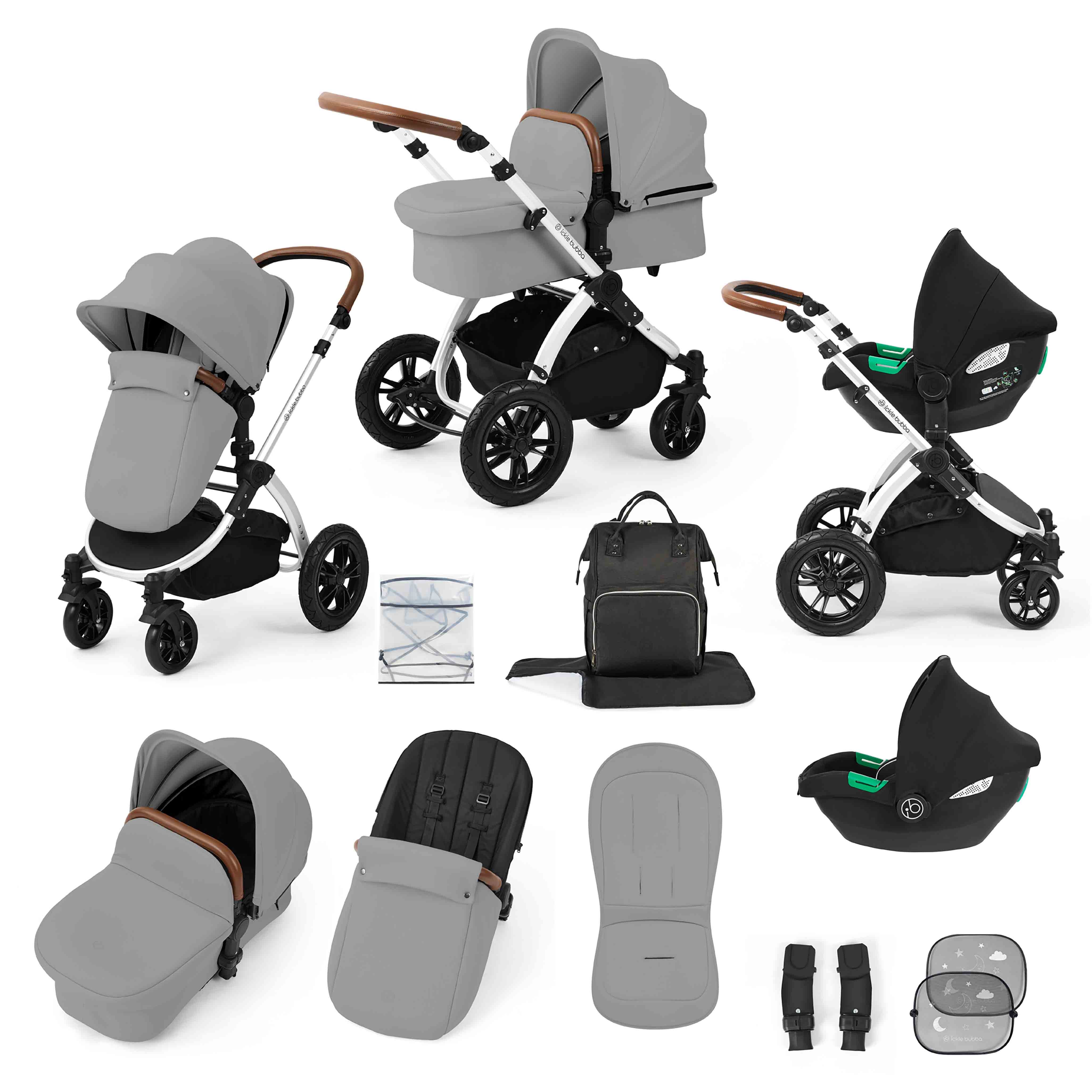 Stomp Luxe 3-in-1 i-Size Reisesystem mit Cirrus Autositz